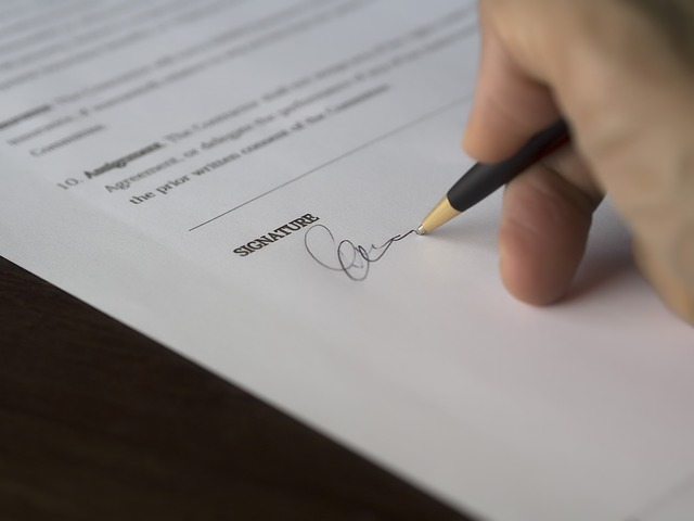 Signing Document